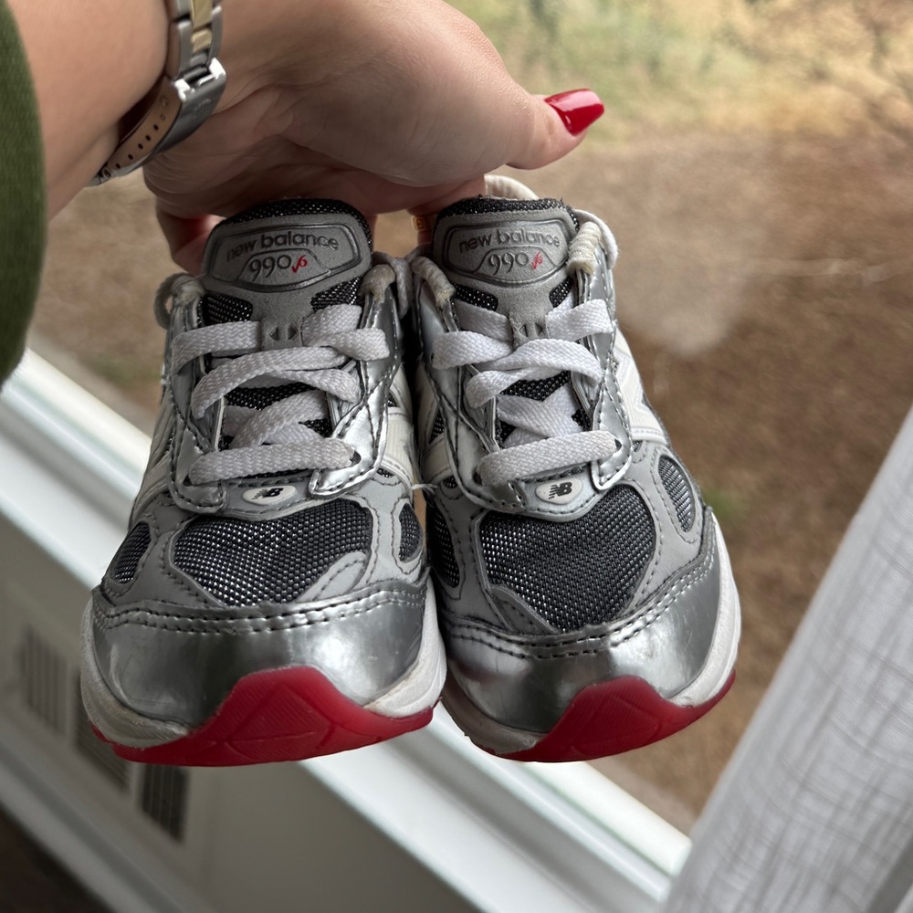 New balance 990v6 DTLR tinsel silver red gray 6c - Picture 4 of 6